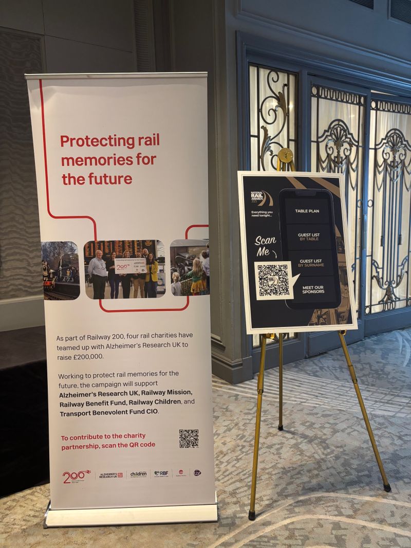 National Rail Awards Raises Over £13,500 for Railway 200 Charity ...
